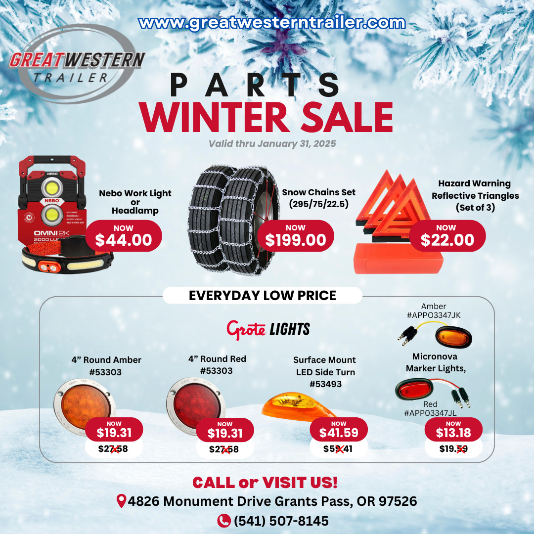 Grants Pass Parts Winter Sale 2024