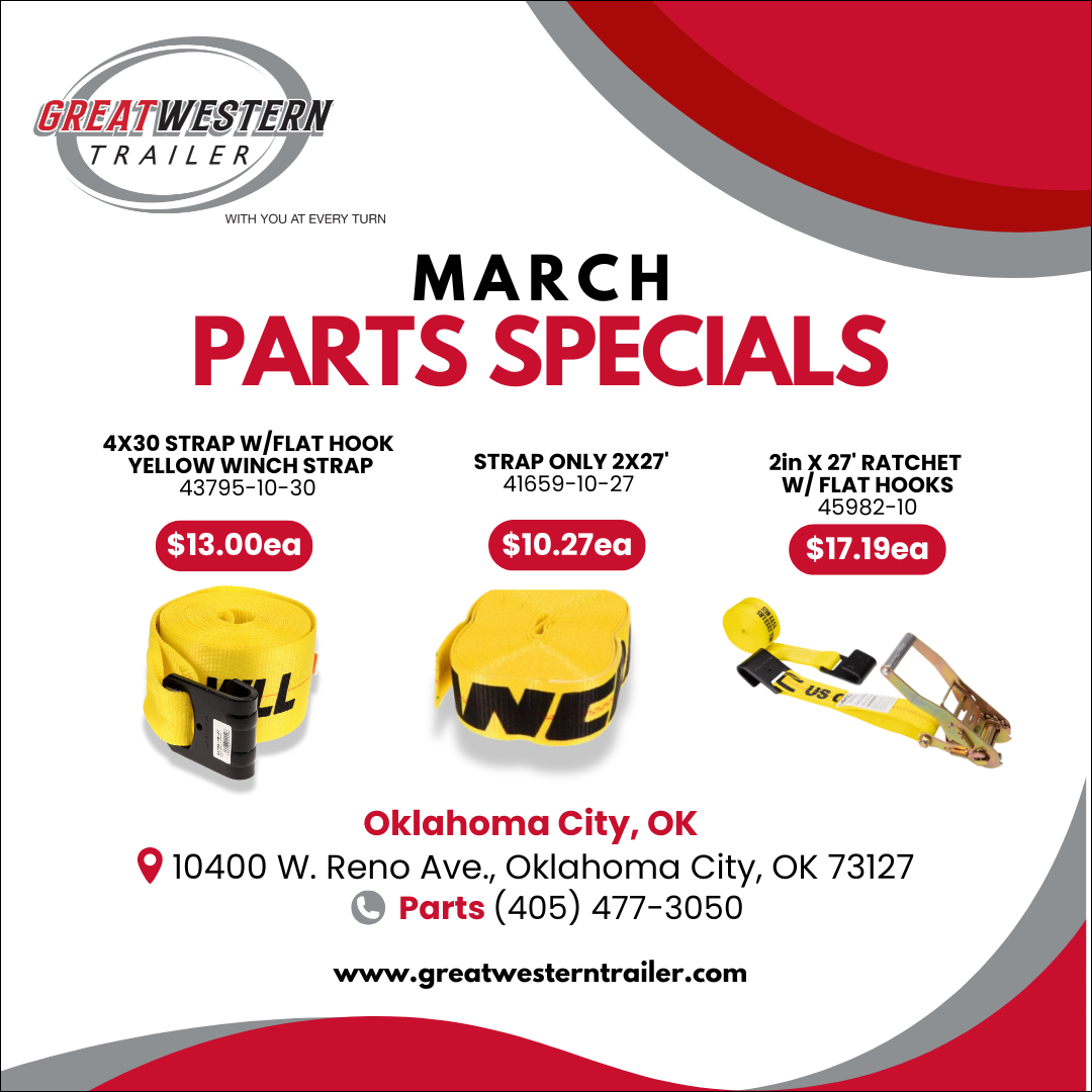 GWT Texas Parts Specials March 2025